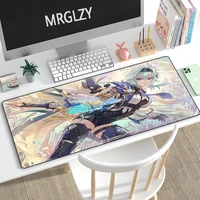 mrglzy multi size sexy busty beauty genshin impact mouse pad gamer large deskmat computer gaming peripheral accessories mousepad