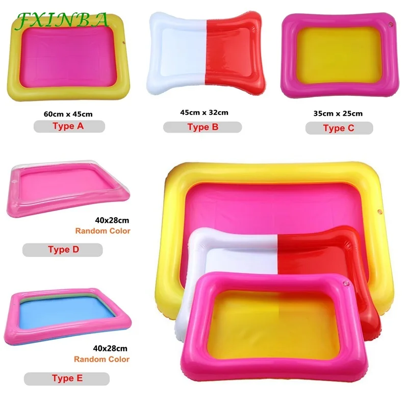 

Надувной лоток из ПВХ FXINBA 5 типов для пески, бассейн для рыбалки, Детская песчаная коробка, Формовочная глина, глина, искусственная глина, вну...