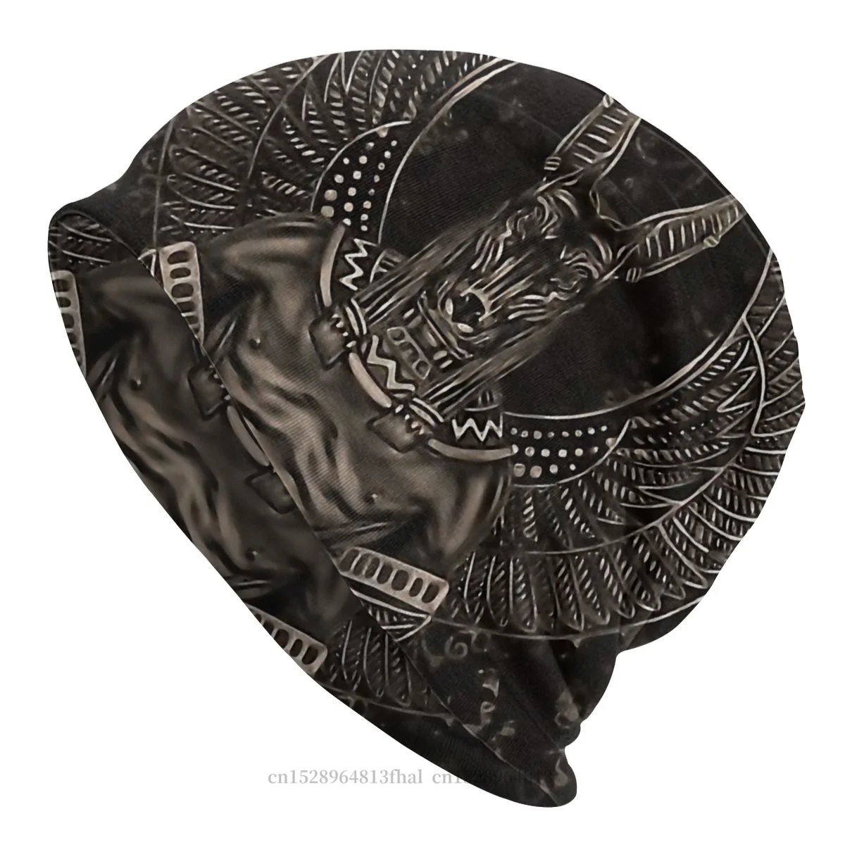 

Skullies Beanies Hat Anubis God Sepia Outdoor Beanie Caps For Men Women Egyptian Mythology Ski Caps Soft Bonnet Hats