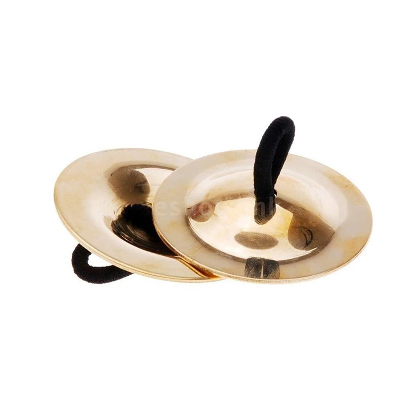 Finger Cymbals Middle East Percussion Dancing Props Instrument Musical Instrumen Belly Dance Brass Toys Metal |