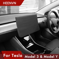 for tesla model 3 2021 model y accessories navigation cover sleeve slip on sunshade screen protector waterproof fabric