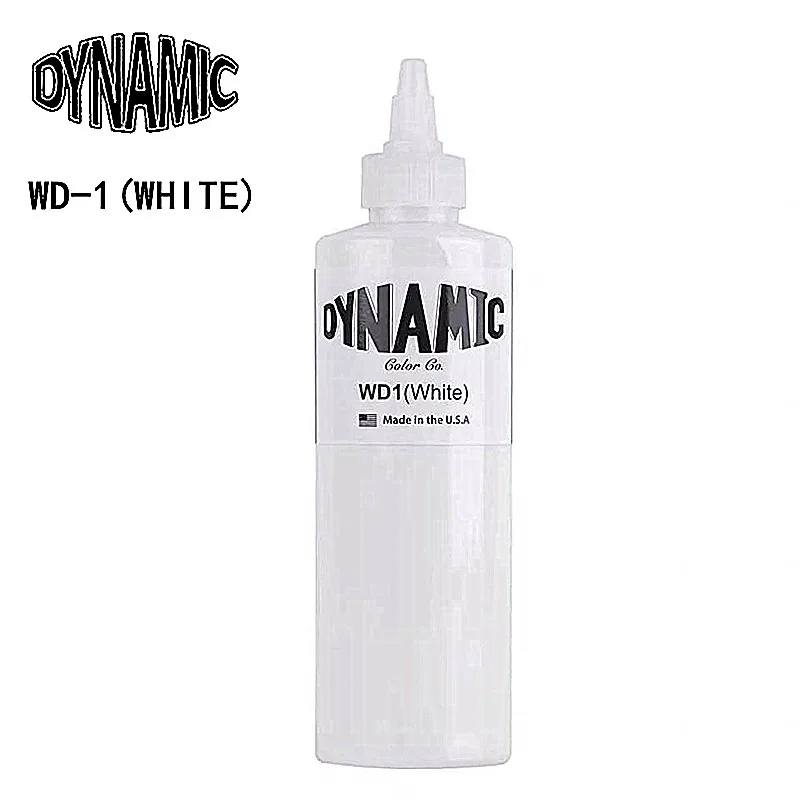 Высокое Качество Бренд Dynamic краска для татуировок татуировки Kit Белый 8OZ Пигмент 1