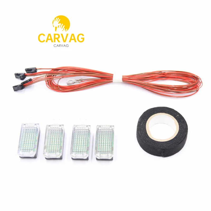 

LED Footwell Light For VW GOLF 5 6 JETTA MK5 MK6 TIGUAN TOURAN PASSAT B6 B7 CC