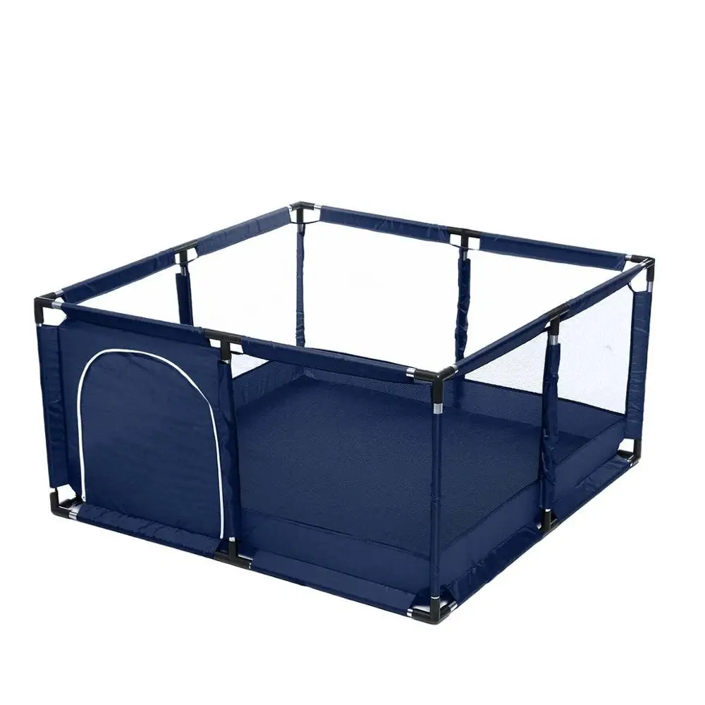 Navy Blue Bioby детский манеж для детей Бассейн шарики для новорожденных забор детский манеж для детского бассейна Детский Манеж Детский защитный барьер - Цвет: Navy Blue