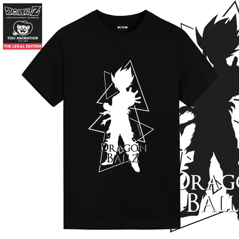 

manga Tees vintage harajuku BANDAI Dragon Ball Joint T-shirt anime T-shirt Men women Oversized