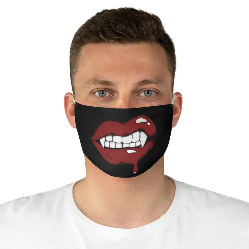 Женская маска с принтом губ респиратор защитой от пыли и песка