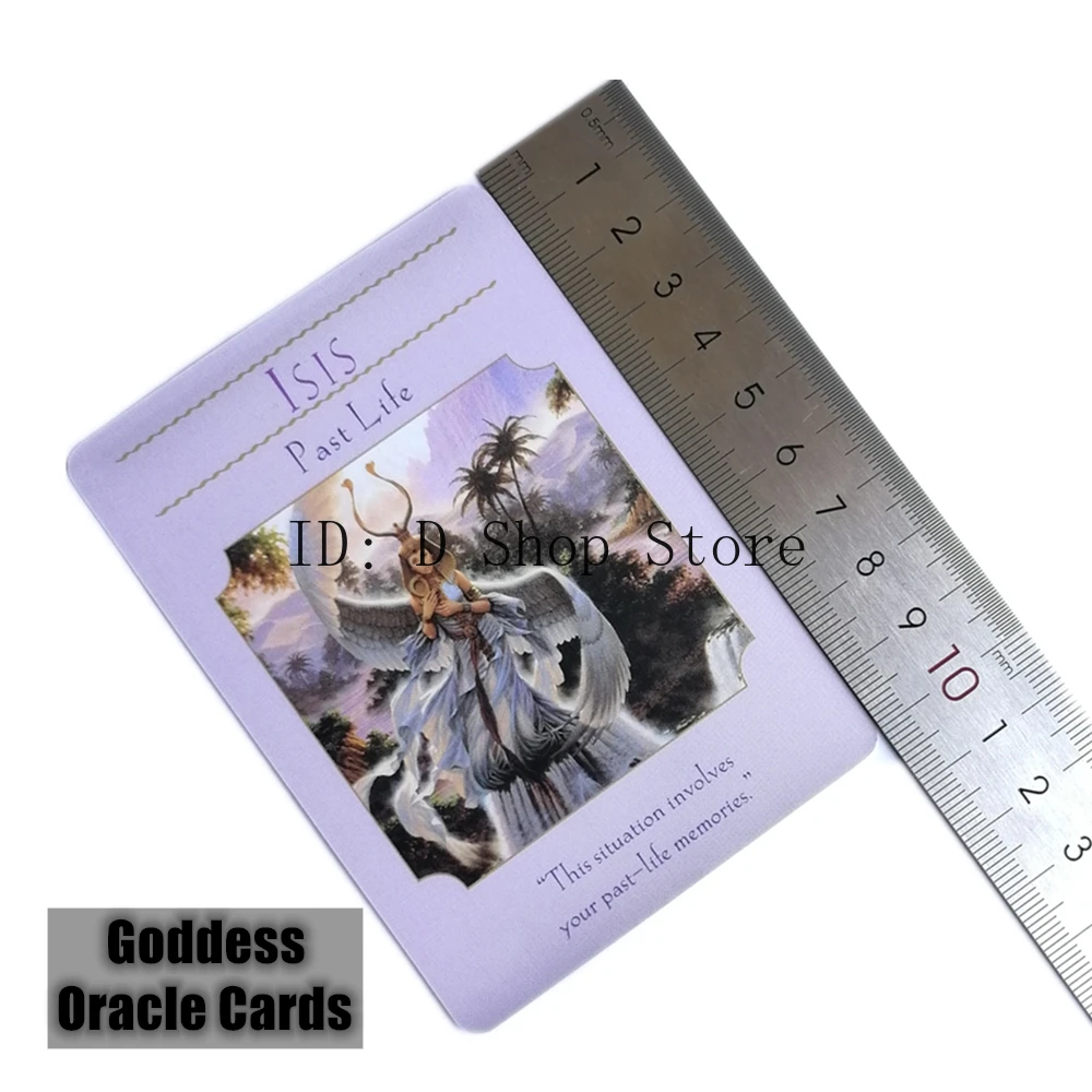 Последняя модель продажи Goddess Oracle Cards 44 шт. английская карточная настольная игра