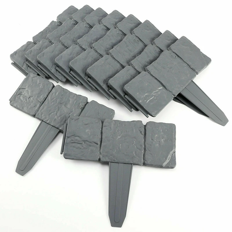 10 шт. одного комплекта декоративный пэчворк забор пластиковый газон DIY