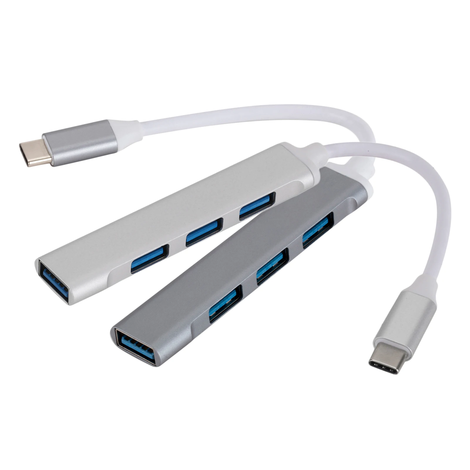 Металлический Мини разветвитель 3 0 дюйма с 4 портами OTG для ПК ноутбука|USB-хабы| |