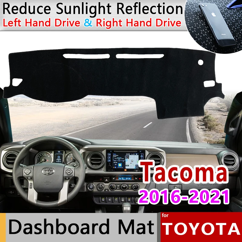 

Dashboard Cover Dash Board Mat Carpet Pad for Toyota Tacoma N300 2016 2017 2018 2019 2020 2021 Protection Shade Cape Accessories
