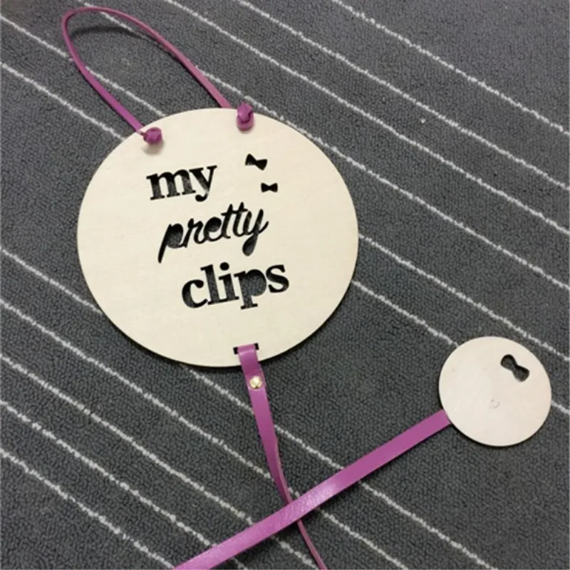 Держатель для волос из скандинавского дерева заколка девочек органайзер