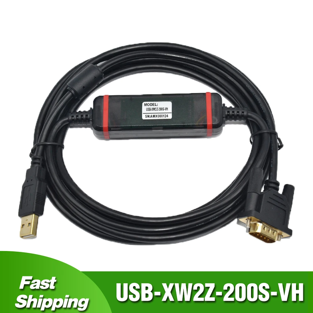 USB-XW2Z-200S-VH кабель программирования для Omron CQM1H CPM2C COM1/CM2A/CS Series PLC USB линии загрузки