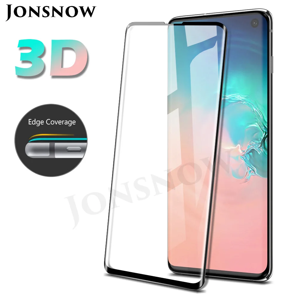 3D изогнутое закаленное стекло для Samsung Note 10 Plus S10e S10 + протектор экрана с твердыми