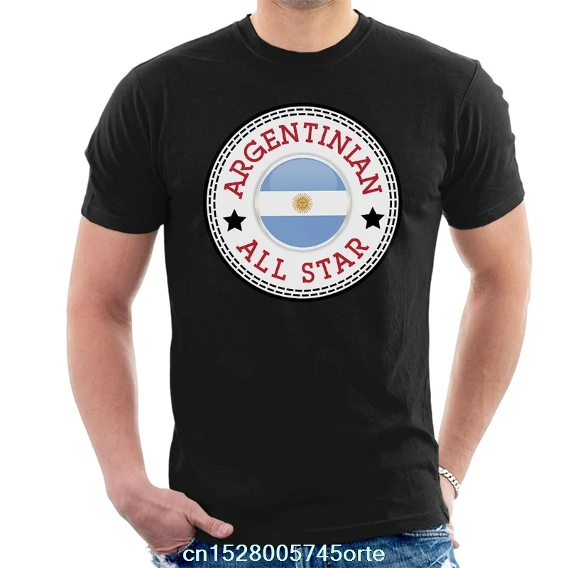 Мужская футболка с принтом funny 2020 camiseta Argentinian женская из 100% хлопка | одежда