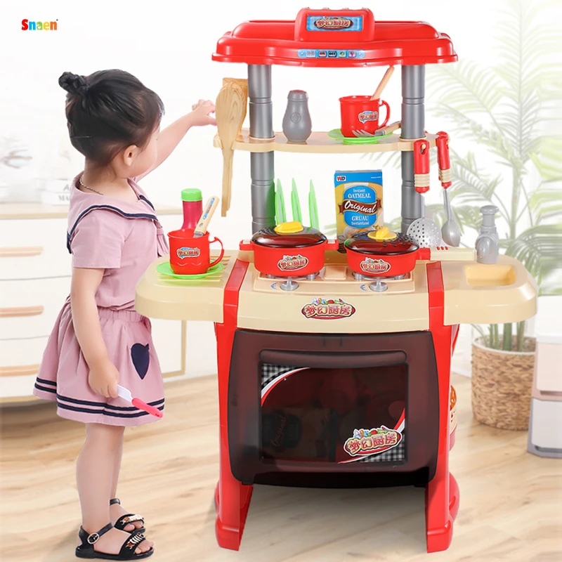 27 шт. большой размер детский кухонный набор игрушек готовка девочка ролевые игры