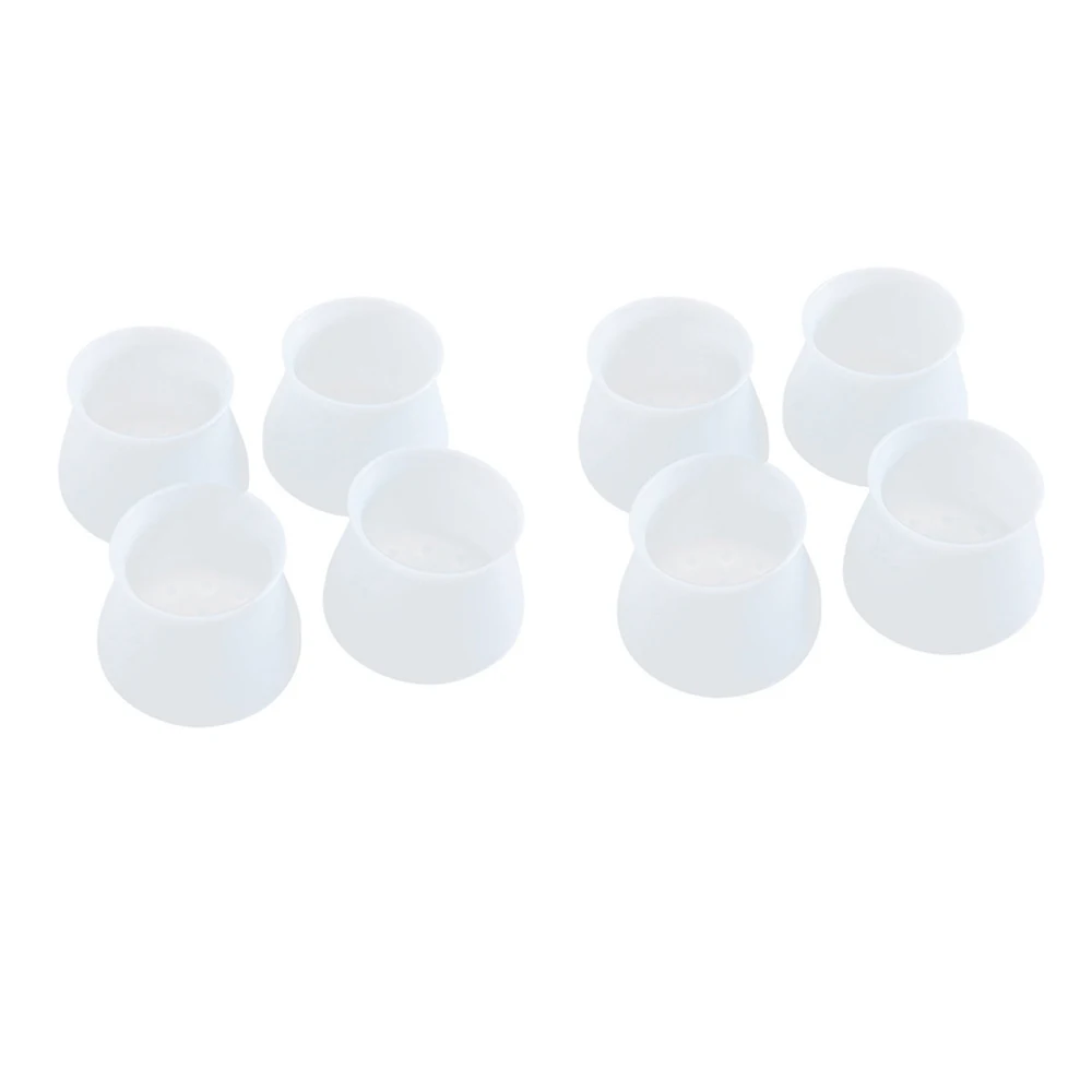 

8/16pcs Silicone Chair Leg Mat Thick Non-slip Table Chair Leg Caps Foot Protection Bottom Cover Pads Wood Floor Protectors