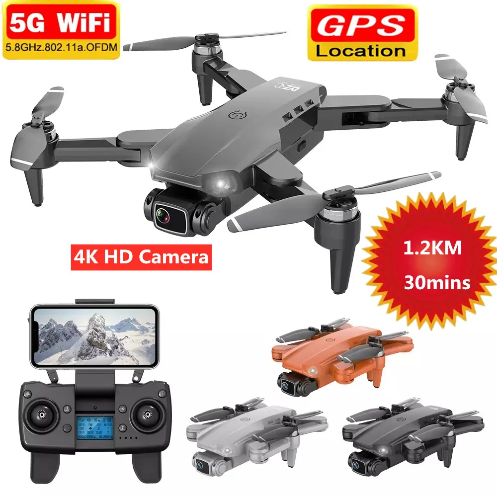 

Professional 5G 4K GPS Position Optical Flow Follow Me Brushless Motor Quadcopter 1.2KM Control Distance RC Drone VS L108 SG701