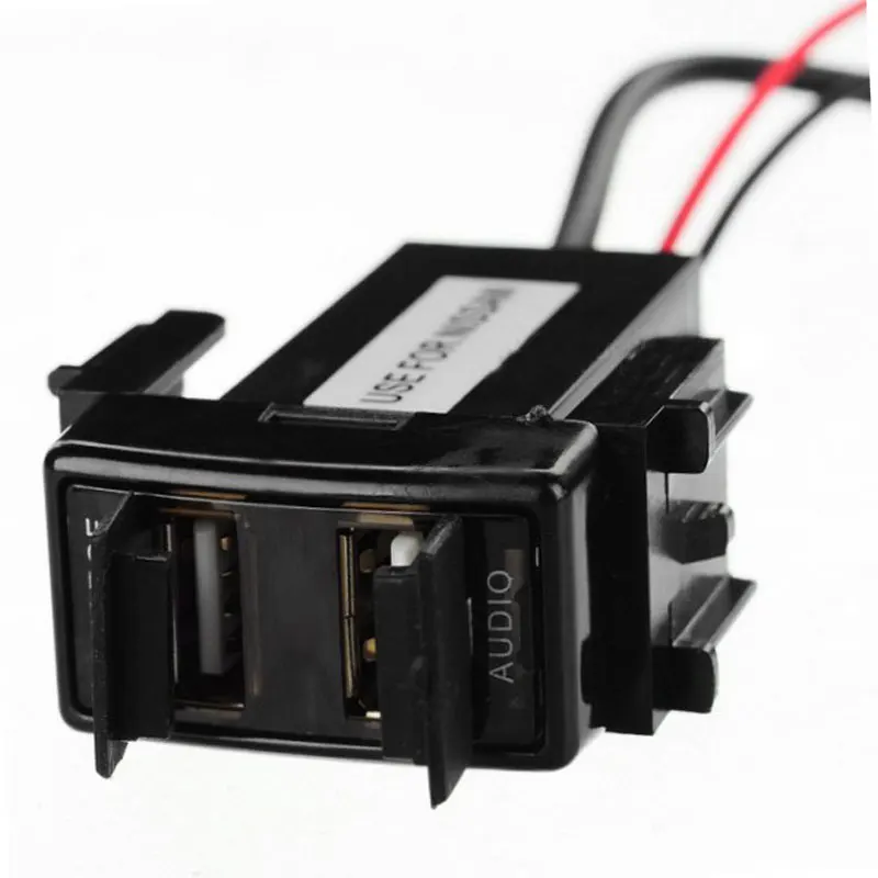 5V 2.1A адаптер гнездо зарядное устройство для Nissan двойной USB интерфейс порт