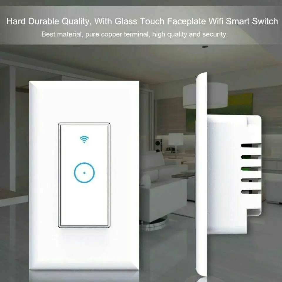 

Smart Switch Wall Light Remote For Alexa Google Ifttt Control Wifi Wireless Video Pir Doorbell Intercom Smart Security Hd Camera