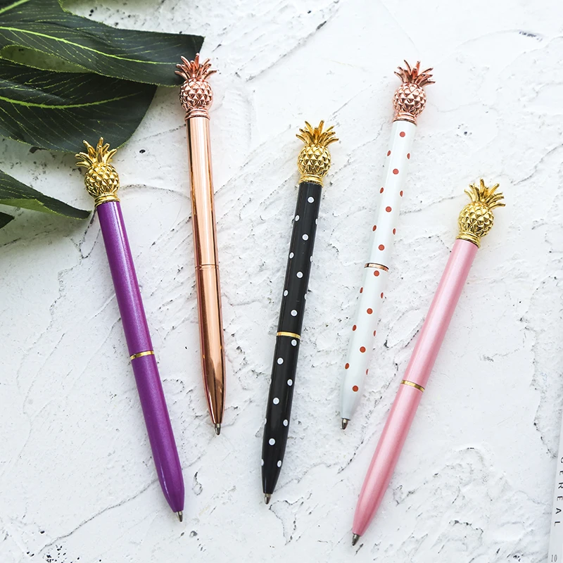 Металлическая шариковая ручка в форме ананаса 0 5 мм|Шариковые ручки| |