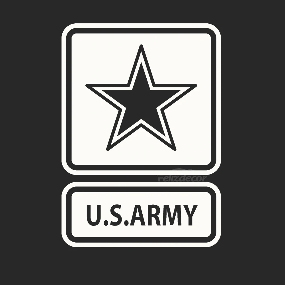 Армии США декорированный звездами кузовных наклеек и Графика наклейка на окно