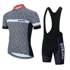 Новинка 2021 г., мужской комплект одежды STRAVA для велоспорта, дышащая одежда для горного велосипеда с защитой от УФ-лучей, одежда для дорожного велосипеда, комплект из Джерси для велоспорта