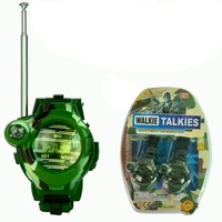 2pcs Walkie Talkies Watches Toys for Kids Camouflage Way Radios Mini Walky Talky Interphone Clock Children Toy