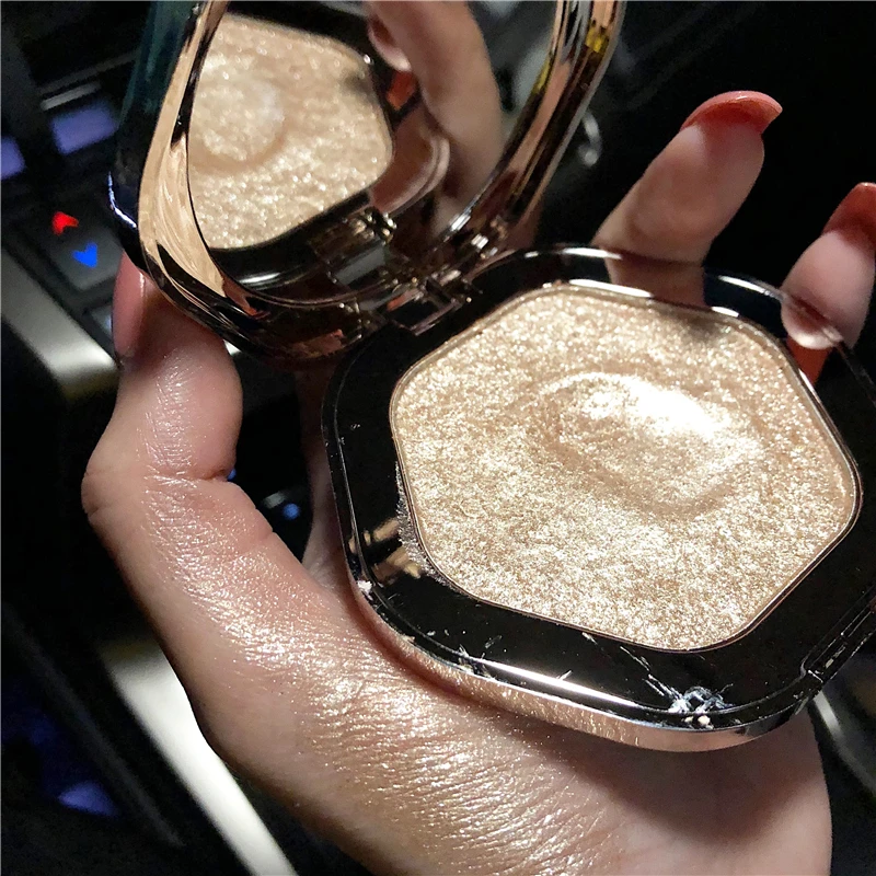 Профессиональный мерцающий хайлайтер пудра палитра контур для лица макияж