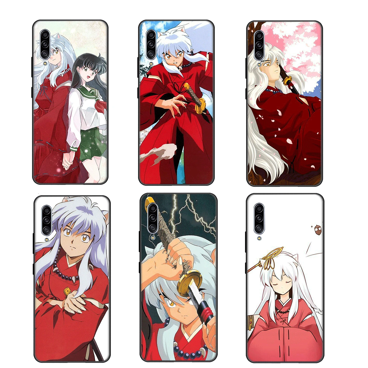 Аниме Комикс Inuyasha чехол для телефона Samsung Galaxy A3 A5 2017 A6 Plus A7 A8 A9 J6 J4 J8 2018 A2 Core J7 Duo |