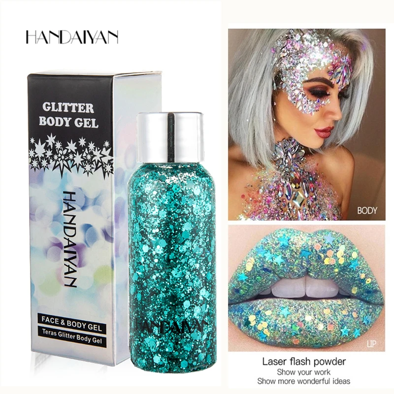 Глаз для УФ гель лак ногтей волос с лица и тела Flash сердце свободные крем