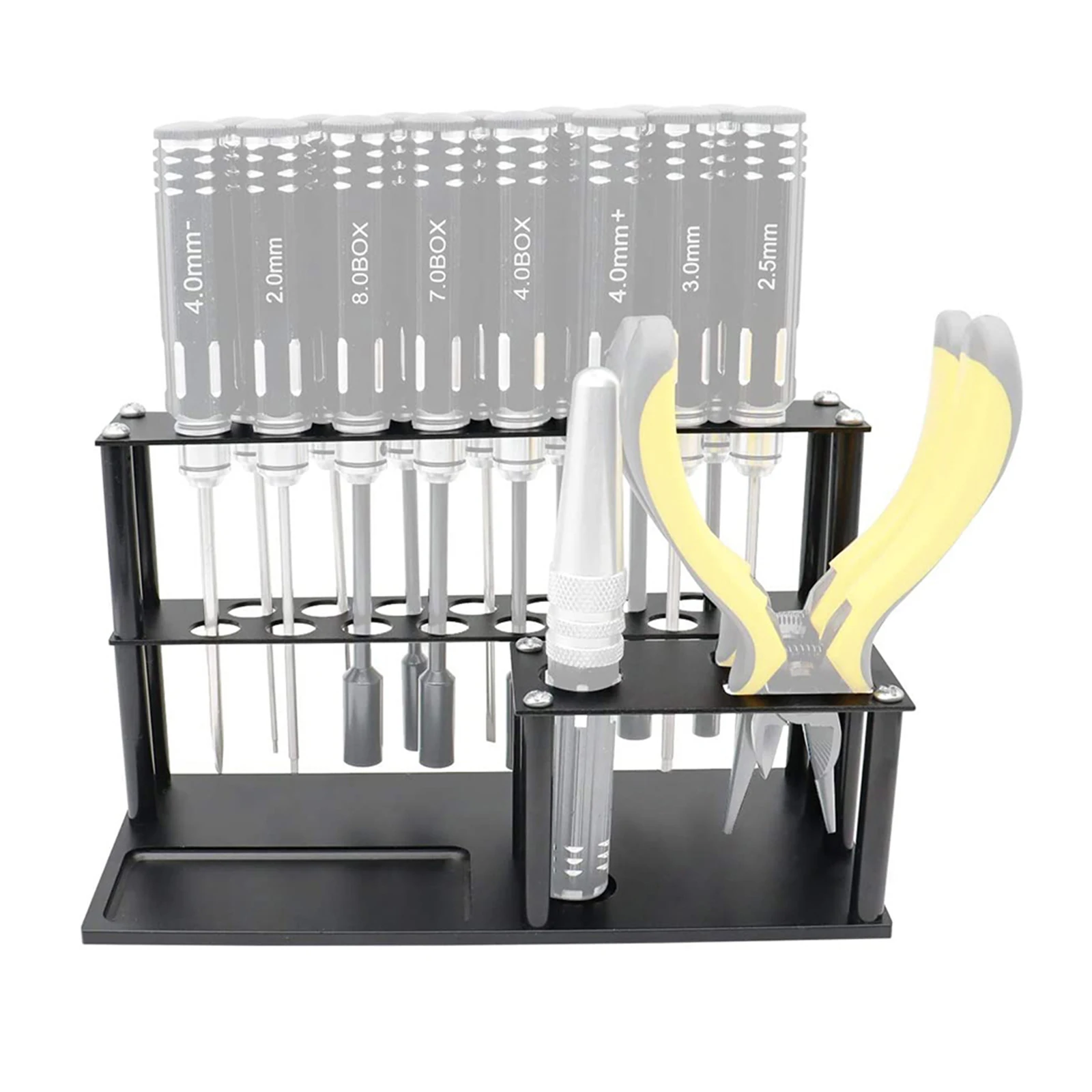 

Car Repair Tool Storage Rack Screwdriver Bracket Wrench Pliers Storage Rack Airplane Model Hardware Tool Holder Household Tools