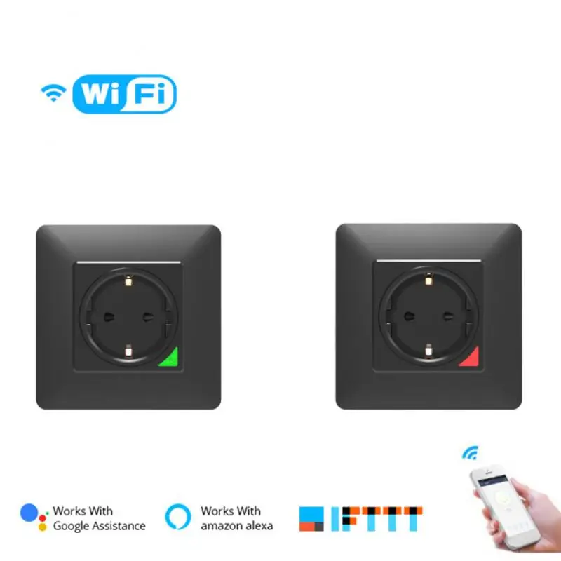 

Умная настенная розетка, 16 А, 110-240 В переменного тока