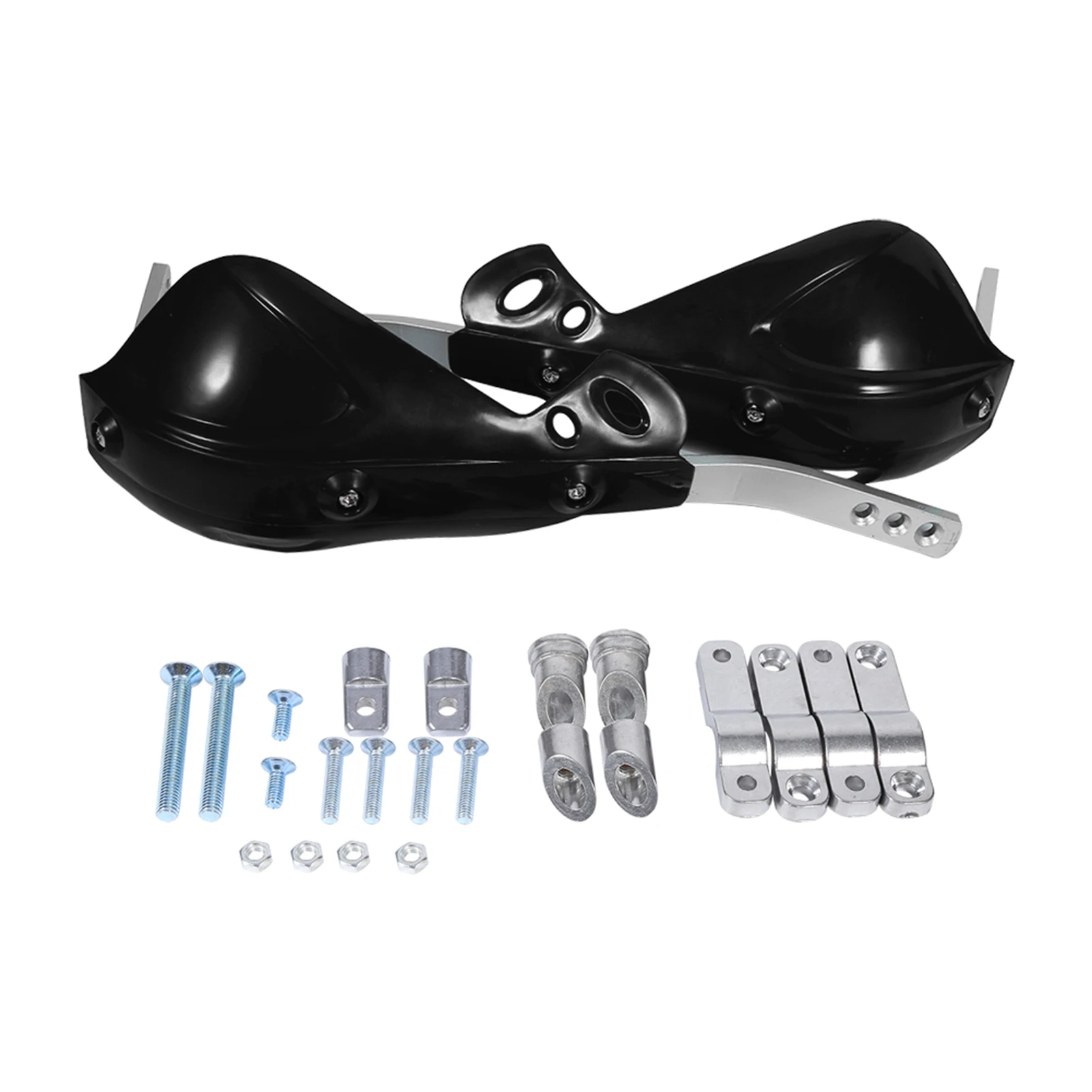 

1 Pair Universal Colorful Handlebar Hand Guards Fit for Motorcycle Dirt Bike Black Motorcycle Hand Guards