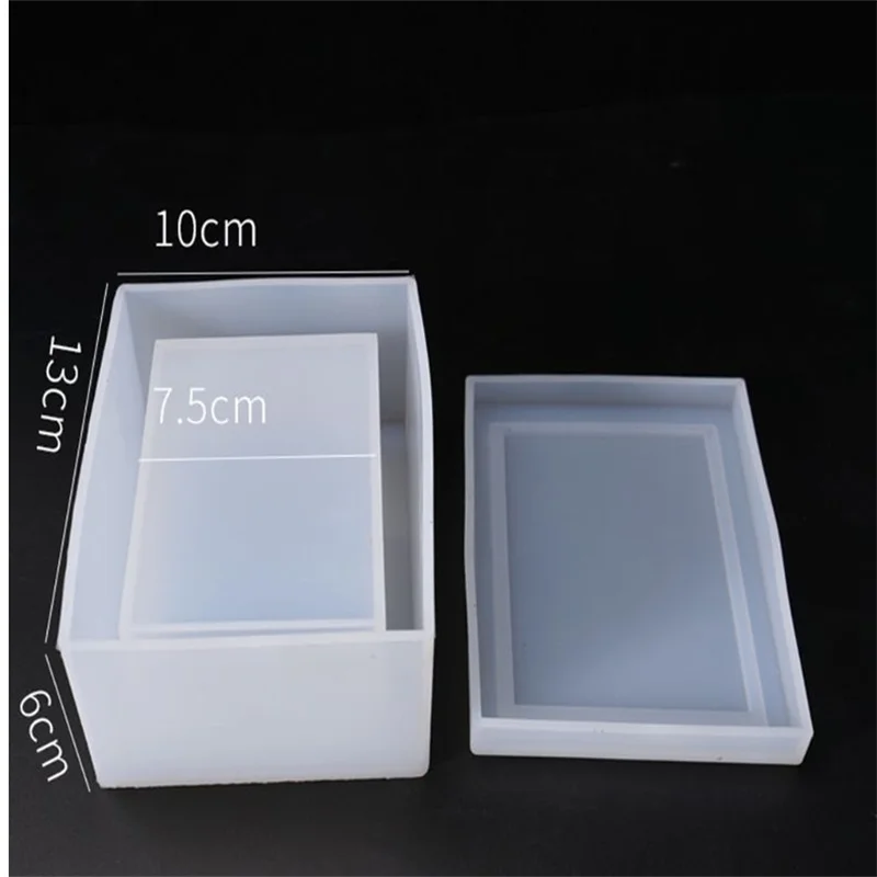 

XMCH DIY Crystal Epoxy Silicone Paper Towel Box Casting Mold Handcraft Daily Necessities Napkin Paper Car Napkin Holder Mold Set