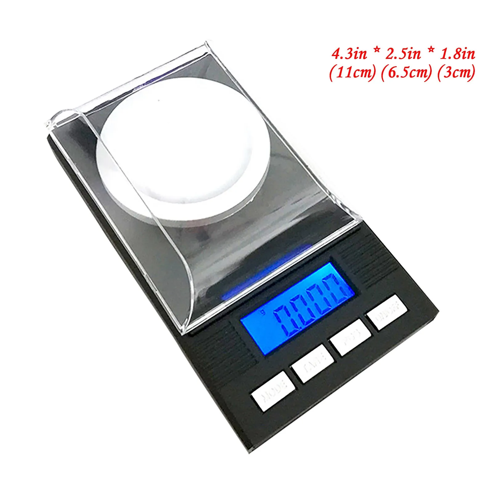 

0.001g Electronic Kitchen Scale LCD Display Digital Scales Food Diet Postal Balance Measuring Tool Mini High Precision Scales