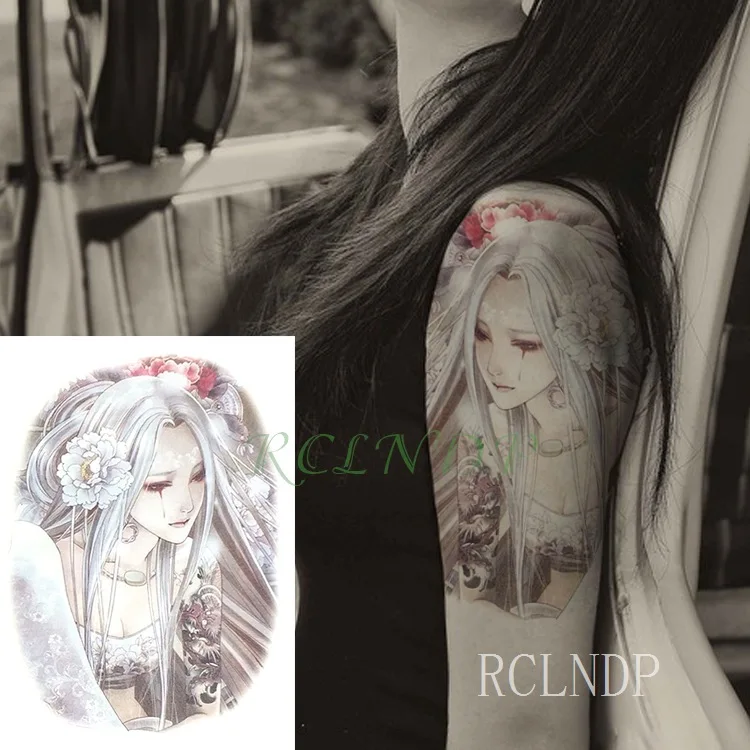 Водонепроницаемая Временная тату наклейка художественный дизайн мечты богиня