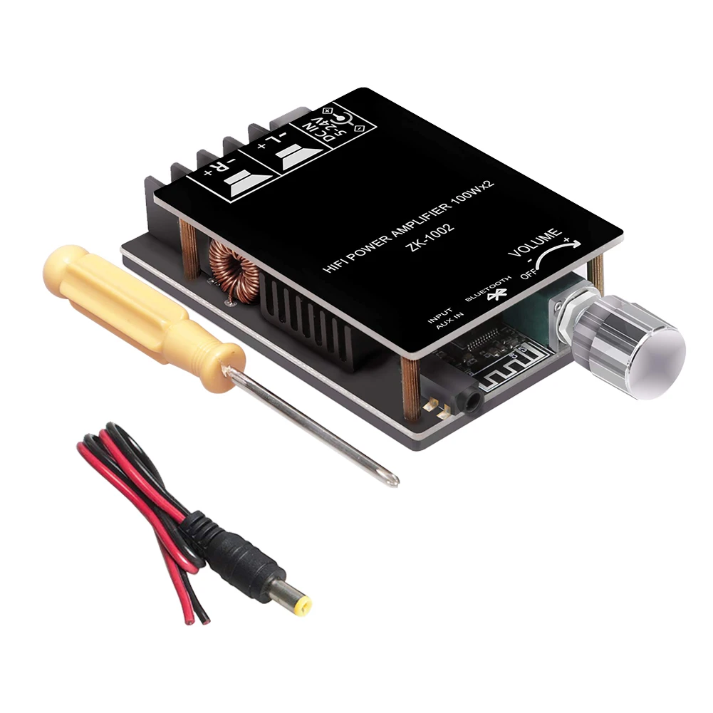Bluetooth 5 0 беспроводной аудио цифровой усилитель мощности стерео плата 100 Вт * 2 с