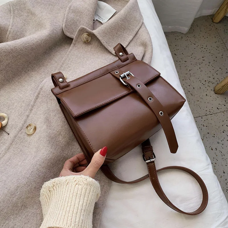 

Classic Square Crossbody Bag Fashion New High quality PU Leather Women's Designer Handbag Lock Shoulder Messenger Bags