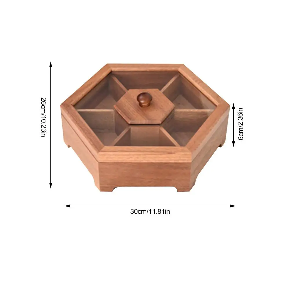 Китайская простая деревянная Фруктовая тарелка сушеные фрукты коробка для