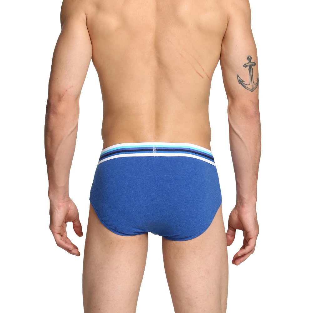 6 шт./лот модные брендовые сексуальные мужские короткие хлопковые трусы мужское