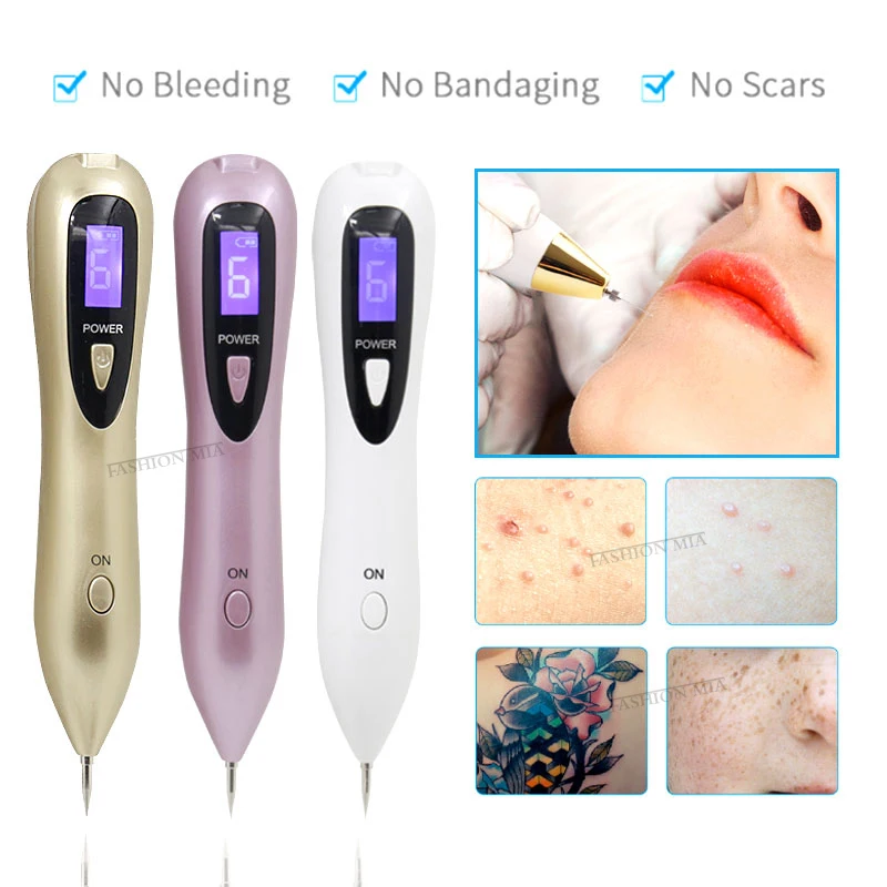 

6 Level LCD Face Skin Dark Spot Remover Mole Tattoo Removal Laser Plasma Pen Machine Facial Freckle Tag Wart Removal Beauty Care