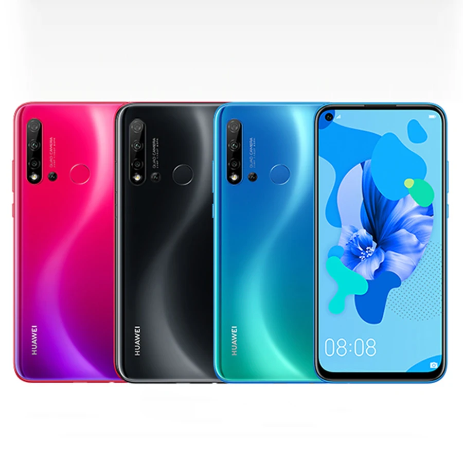Новый оригинальный мобильный телефон huawei Nova 5i 6 ГБ 8 Гб ОЗУ 128 256 ПЗУ две sim-карты 4