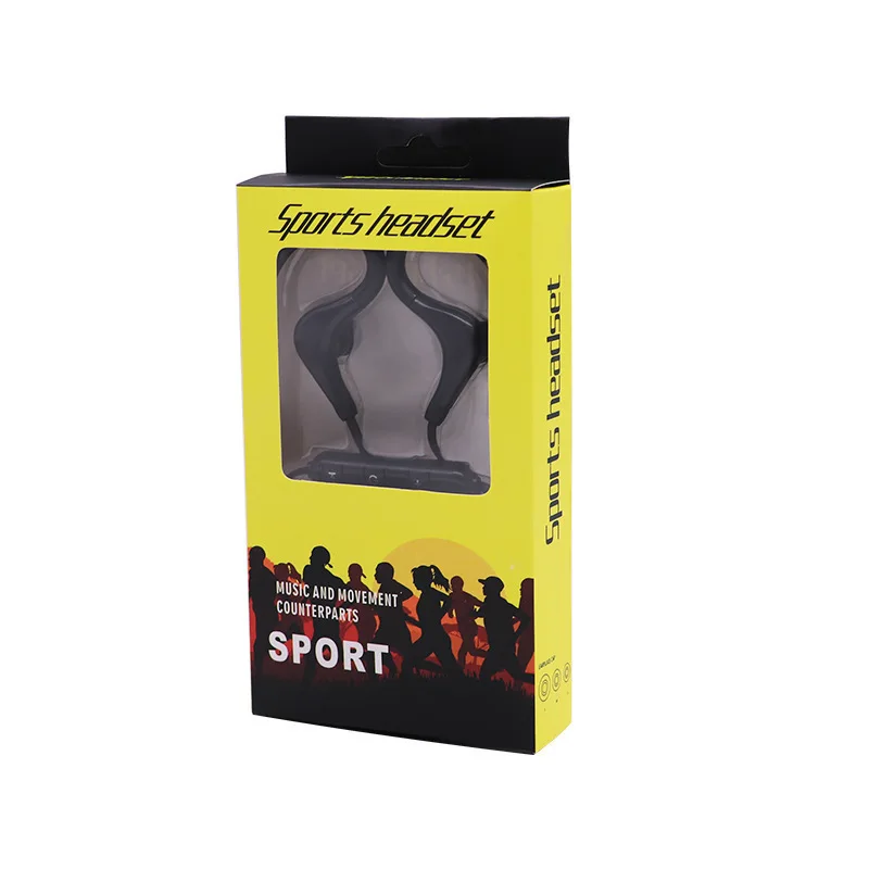 

Wireless bluetooth headset with stereo sports earbud headset, with microphone, suitable for most mobile phone wireless headsets