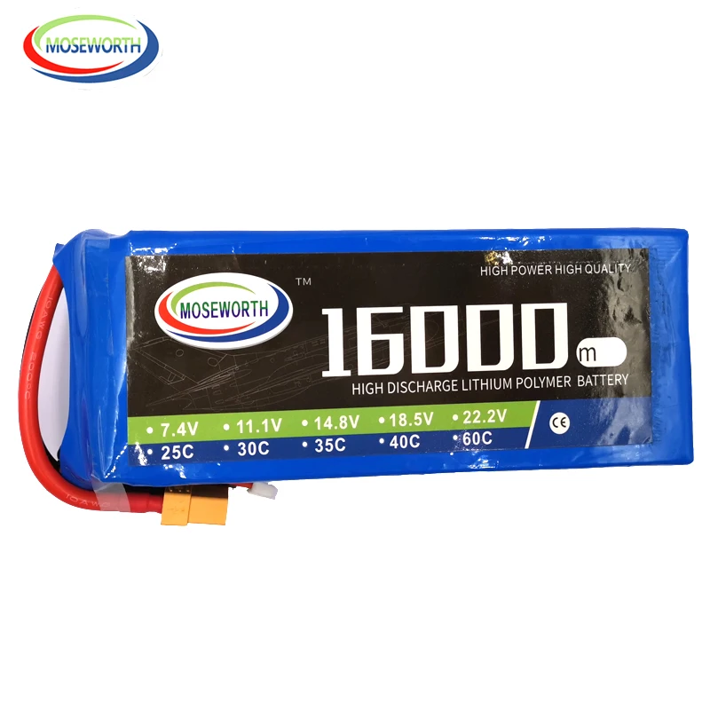3S RC LiPo батарея 11,1 V 16000mAh 25C 3S батареи для RC квадрокоптера вертолета самолета автомобиля дрона лодки грузовика RC батареи LiPo