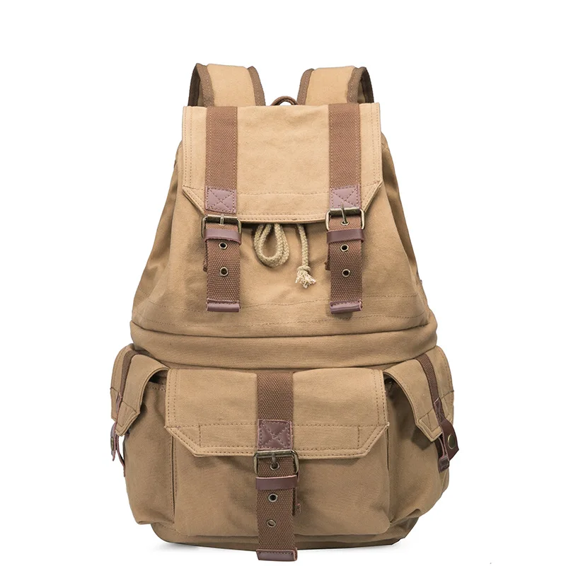 Shoulder outdoor travel bag SLR camera casual photography canvas digital backpack |