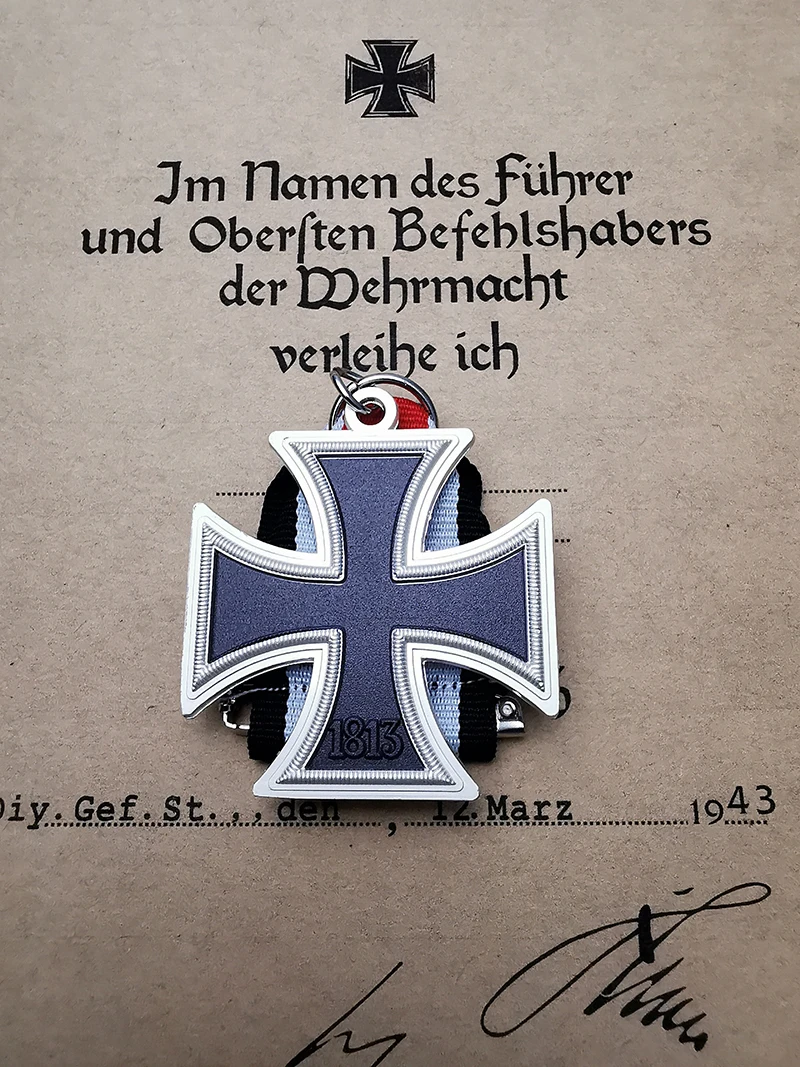 1 шт. немецкие значки 1813-1939 Железный крест 2-го класса военная медаль Пруссии с