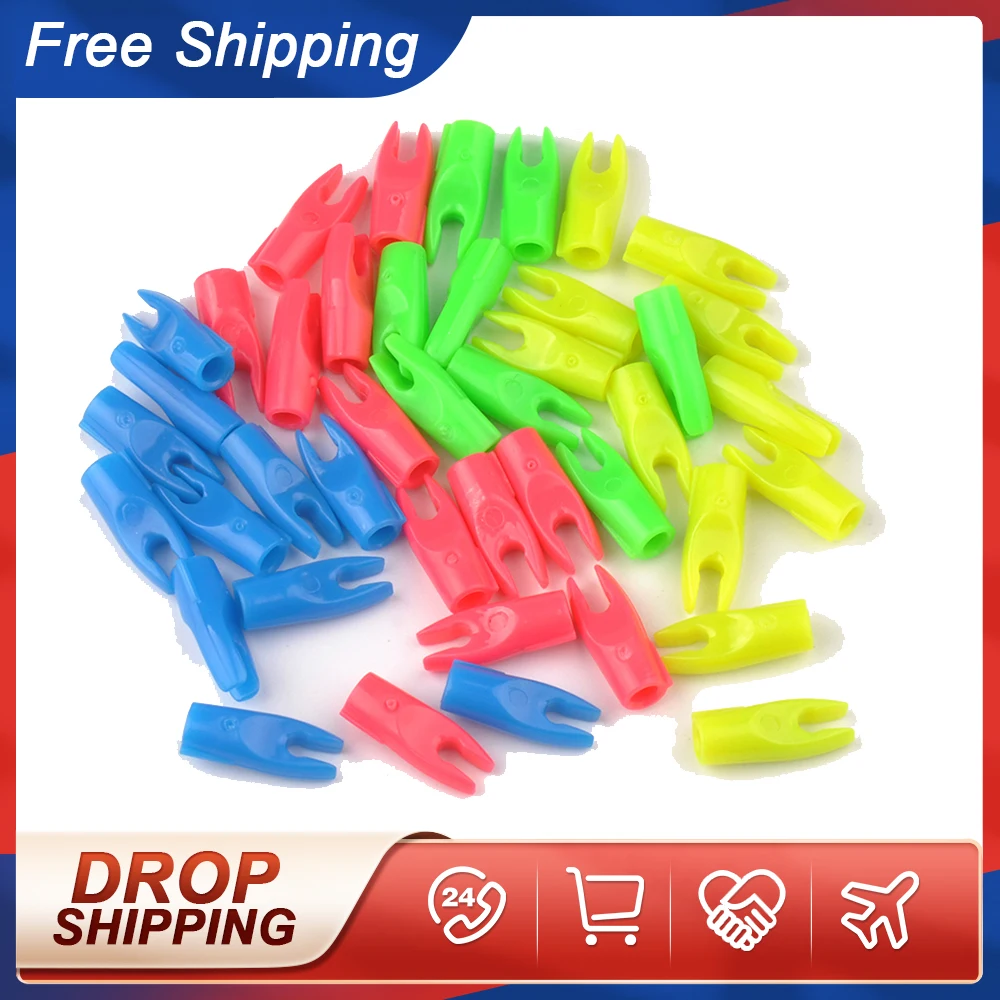 50 штук ID 4 2 мм держатели для стрел из лука внутренние алюминия карбона держатель