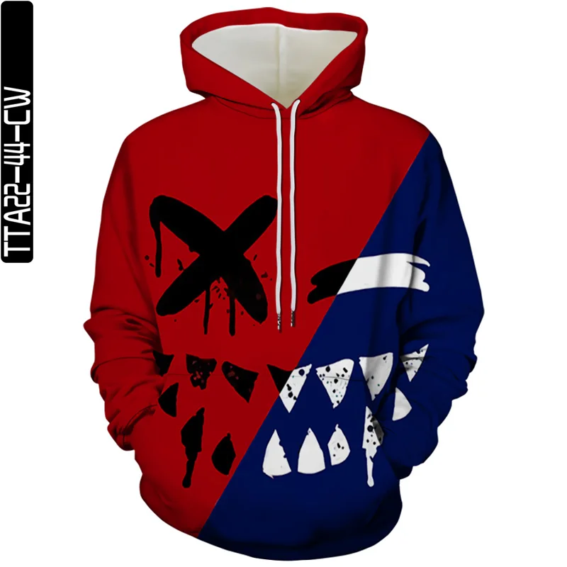 

Fashion Street Hip Hop Men's/Women's Hoodie 3D Smiley Print Spring and Autumn Sweater Men's Casual Pullover Harajuku Super Large