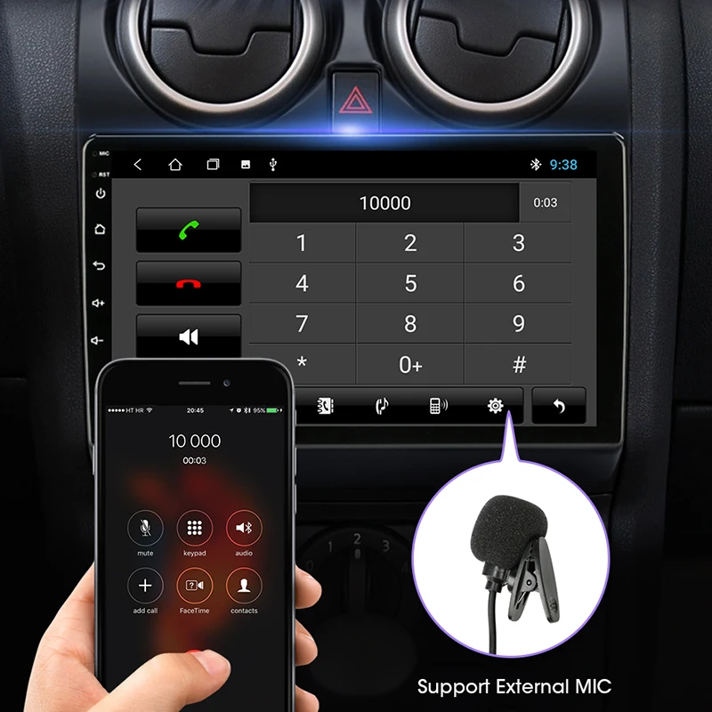 9-дюймовый 2 Din Android 11 2+32 ГБ автомобильная радиостанция с GPS-навигацией и Wi-Fi для Nissan Qashqai 2006-2013.