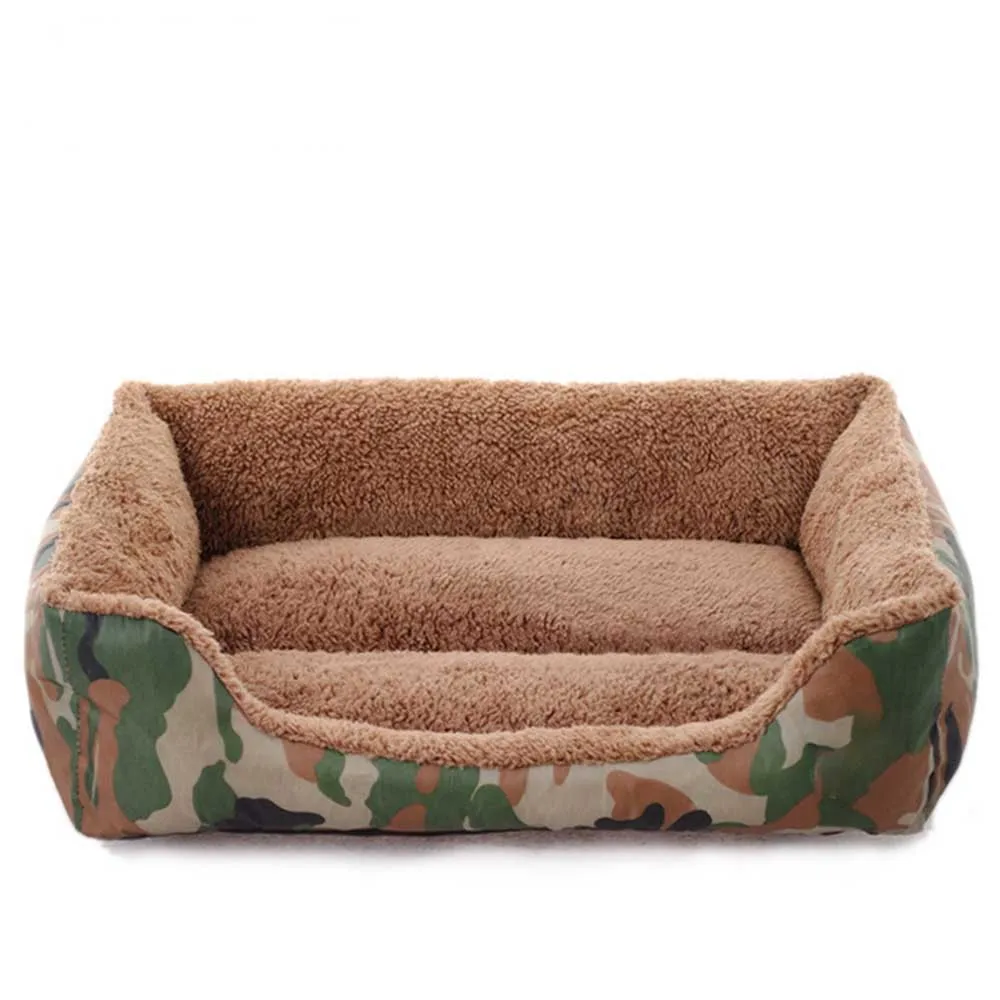K(Style 1) S-3XL, флисовая кровать для собаки, лапа, пэттрен, водонепроницаемый, нижняя часть, для домашних животных, диван, коврик, теплые кровати для собак, для больших собак, Прямая поставка, cama perro - Цвет: K(Style 1)